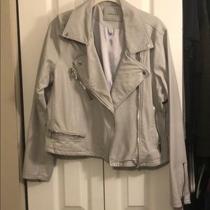 SIZE L BEIGE MOTO JACKET